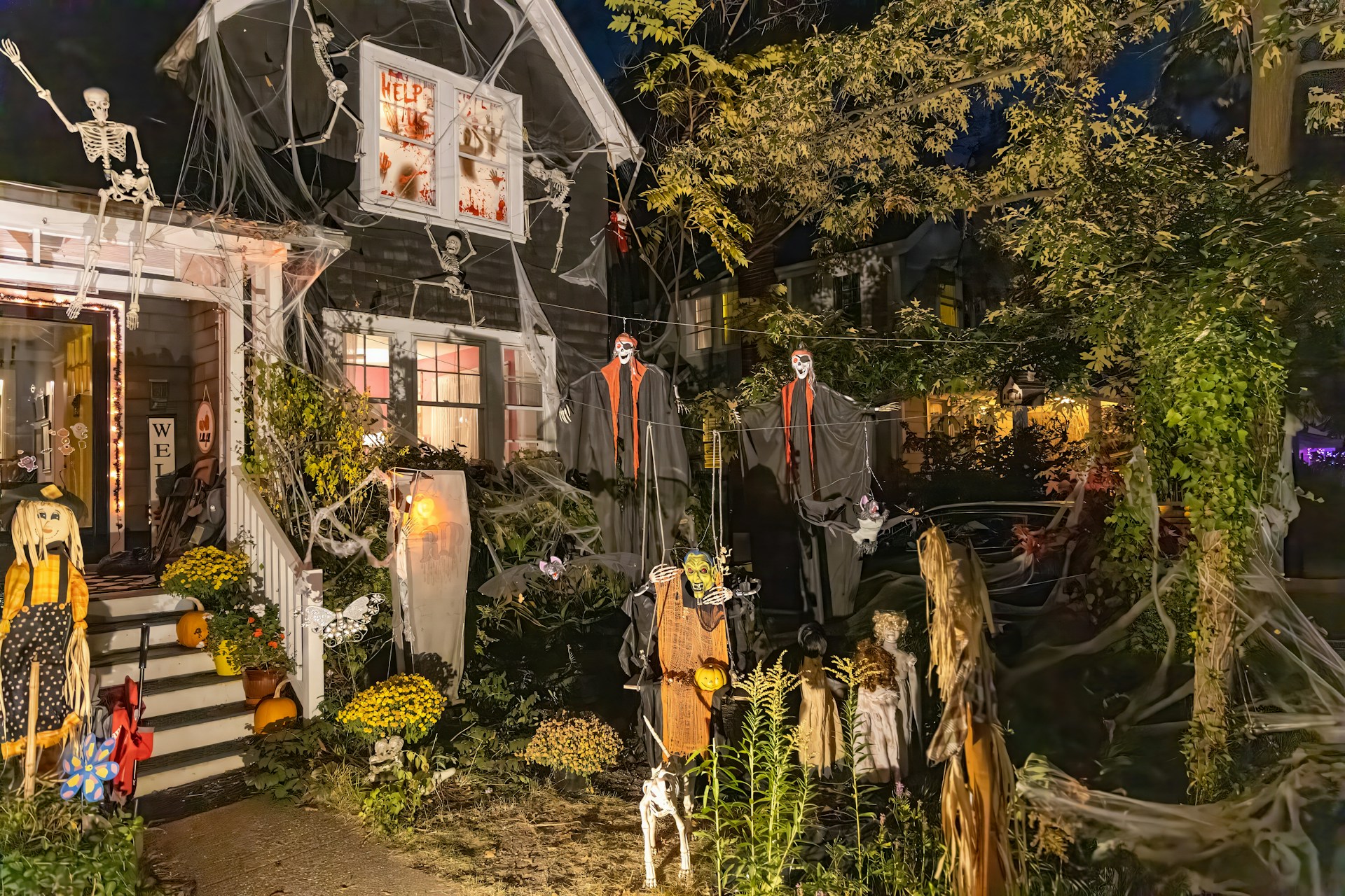 Entrance to a Haunted House